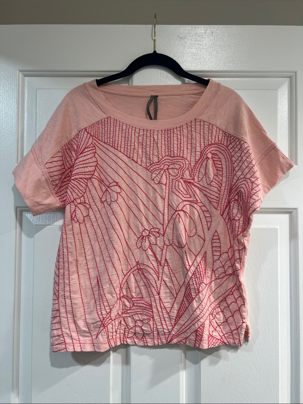 Anthropologie Stitched T-Shirt - Picture 5 of 8